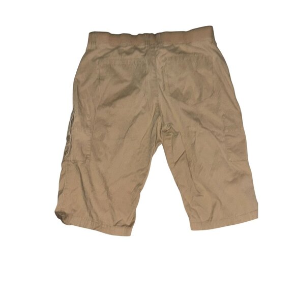 Lee Relaxed Fit Mid Rise Cargo Shorts Petite Khaki - Picture 5 of 8